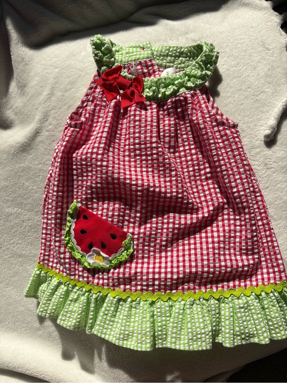 Adorable infant watermelon dress